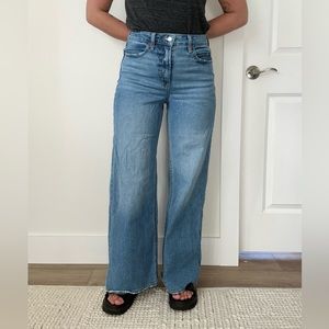 Old Navy Extra High-Waisted A-Line Wide-Leg Jeans